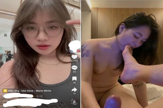 Clip sex idol lồn múp cần liếm chân để làm tình