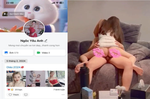 Video nóng trên FB Cô nàng điên cuồng yêu anh cuồng nhiệt