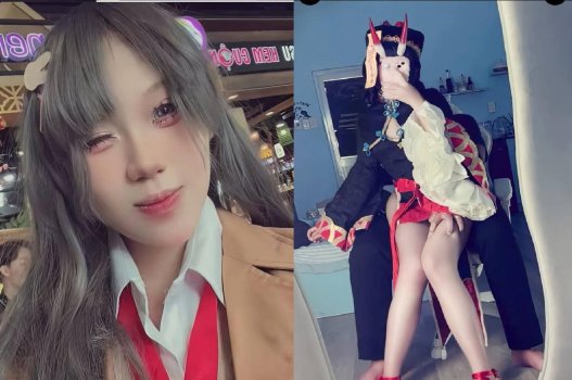 Em cosplay lộ phim người lớn nóng bỏng với bạn thân ny