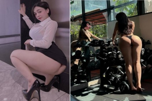 Gymer bấm nút đồng thời nhanh và phấn khích