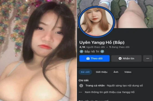 Hồ Uyên Giang vú to làm mảnh khảnh ngã rạp