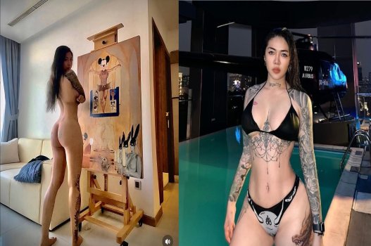 Thủy Tạ xoạc với anh cu bự