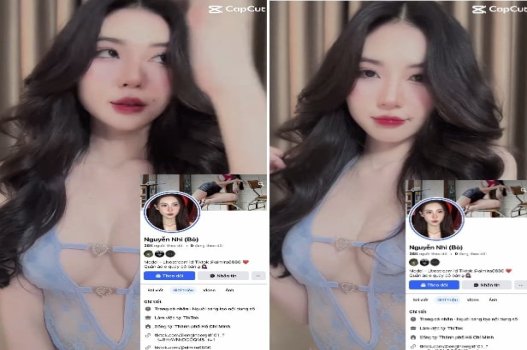 Tiktoker Nguyễn Nhi có làn da trắng, mặt xinh lộ clip sex