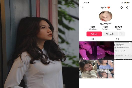 Video tự quay cô sinh viên trong sáng